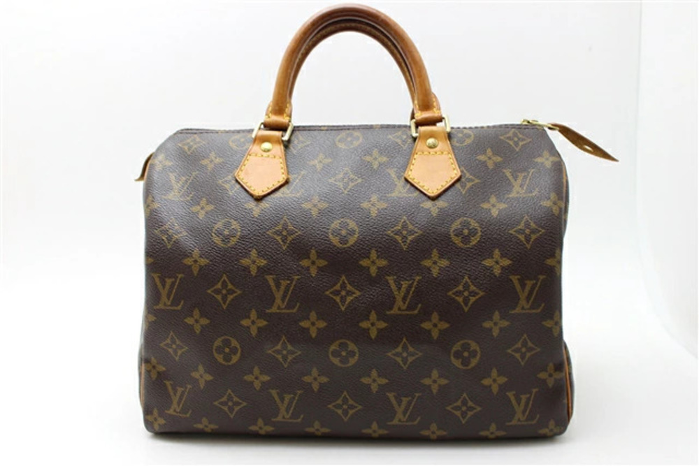 LOUIS VUITTON bag handbag Speedy Monogram Leather Brown